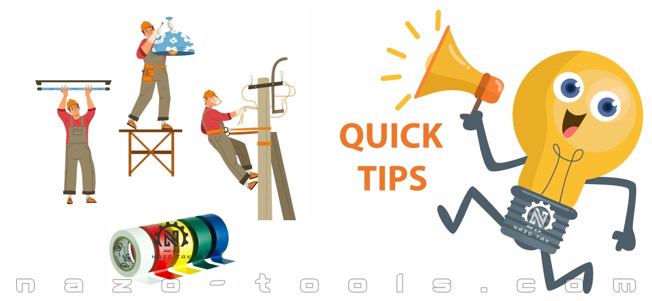 نکات کلیدی هنگام استفاده از چسب برق