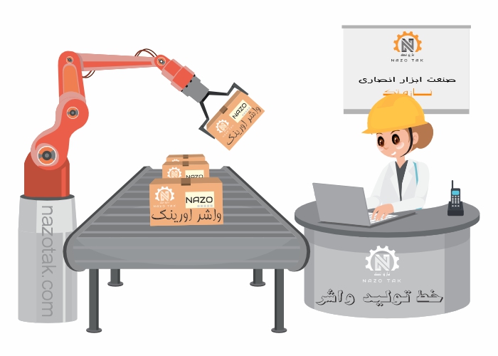 خط تولید واشر اورینگ دار نازو