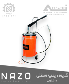 گریس پمپ سطلی 15 کیلویی گروز GROZ